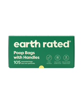 Dog Poop Bags With Handles on a Roll