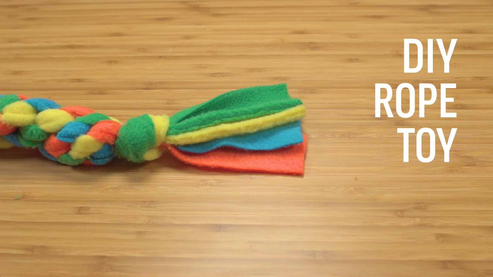 DIY Rope Toy For Dogs